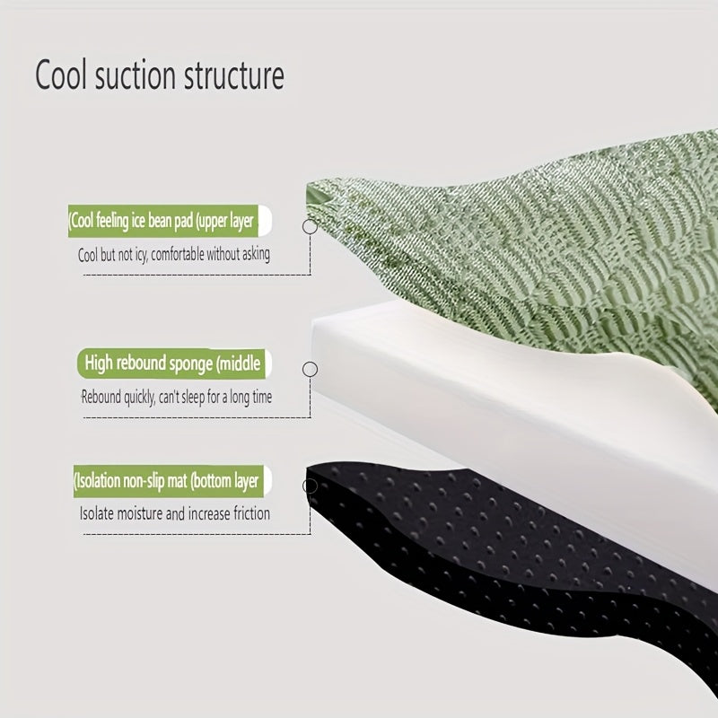 Cooling Ice Fabric Pet Bed for Small & Medium Dogs & Cats - Removable Washable Summer Cooling Pad, Breathable Non-Electric Comfort for Hot Weather, Indoor Pet Rest | Cozy Pet Bed | Functional Pet Accessory