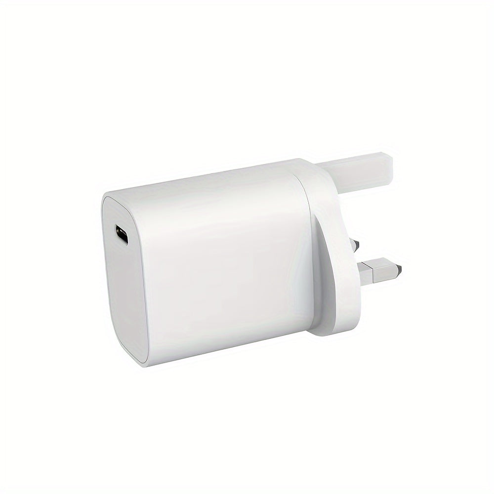 30W Fast and Portable PD USB-C Charger: Compatible with Macbook Air 13/12, Ipad Pro 13/12.9, Ipad Air 5/4, Mini 6, Ipad 10, Iphone 15, Pixel 8/7-2pcs/1pc - White