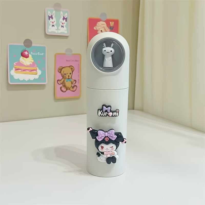 Sanrio Portable Travel Mouthwash Cup, Lids Design, with Travel Storage Container for Toothbrush and Toothpaste, Unscented, for Multi-Occasion Use, Business Trip Travel