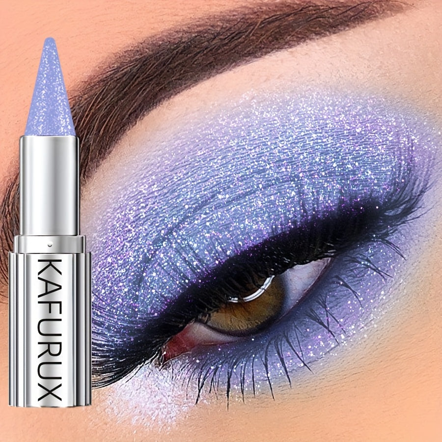 Waterproof, Sweatproof, Metallic Shimmer - Glitter Eyeshadow Pencil, Monochromatic Purple Pink, Creamy Texture for Bold Eye Makeup Looks, Makeup Essentials, Monochromatic Makeup, Eye Makeup Glitter