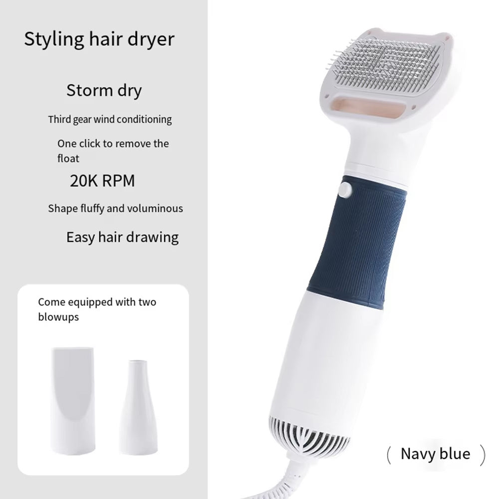 3 in1 Pet Dog Dryer Quiet Hair Dryers and Comb Brush Grooming Kitten Hair Comb