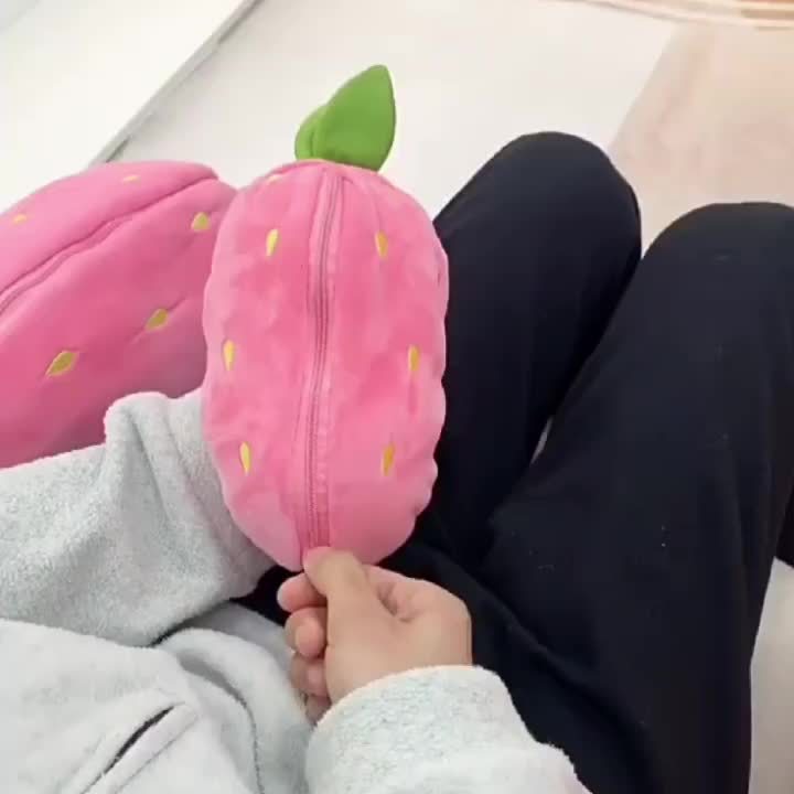 Soft Pink/Yellow Fruit-Themed Rabbit Plush Toy Set - Adorable, Perfect for All Ages & Ideal Birthday Gift