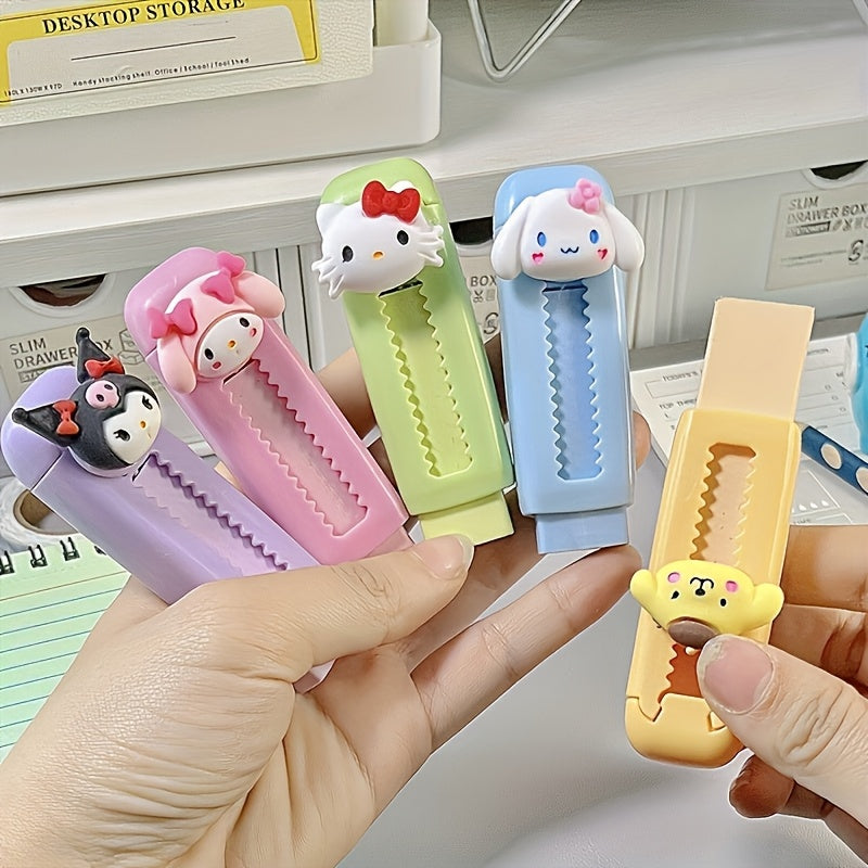 Sanrio 5pcs Character Eraser Set