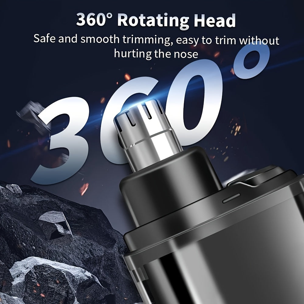 Electric nose hair trimmer, very stylish, mini and compact, portable, suitable for both men and women.