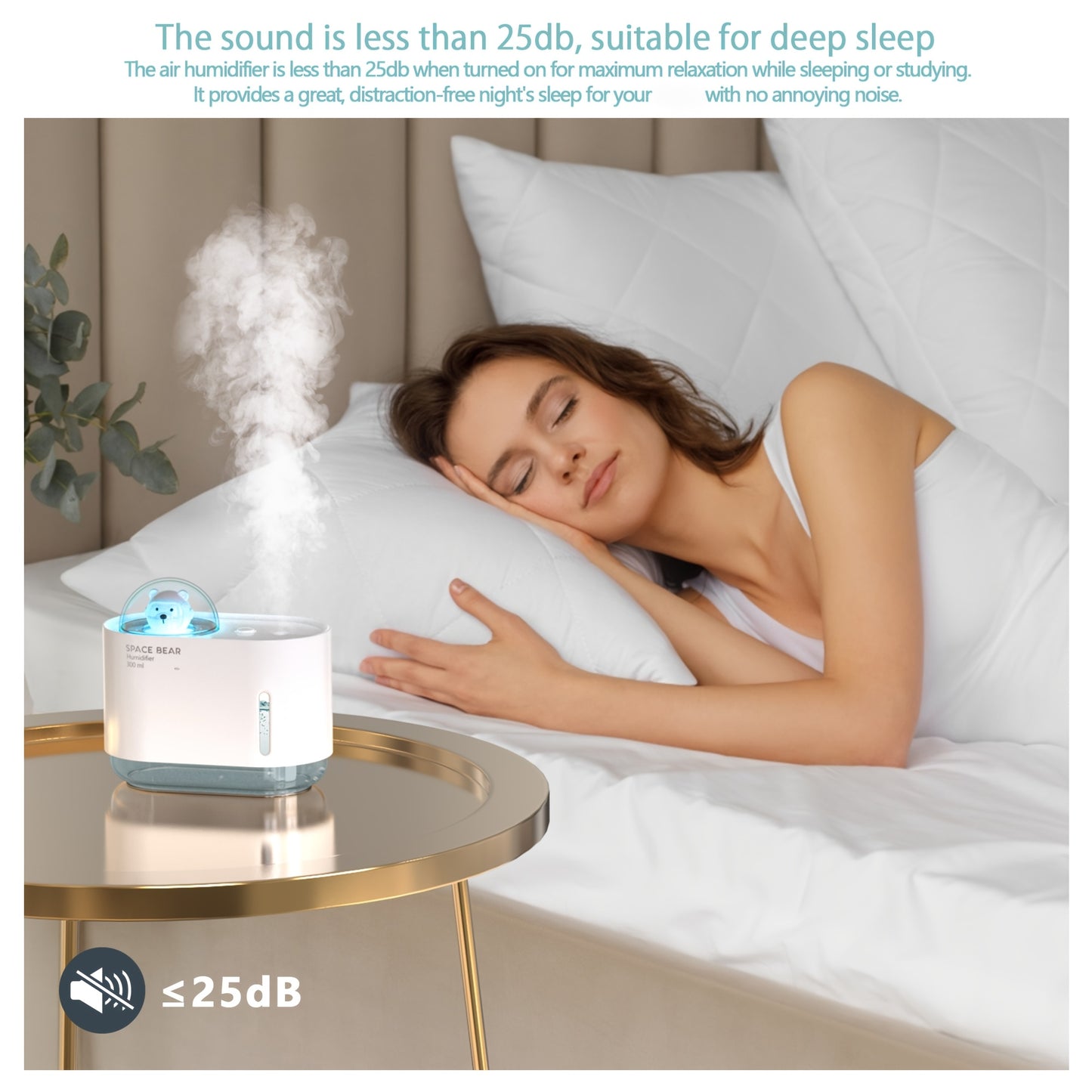 Ultrasonic Cool Mist Humidifier with Night Light