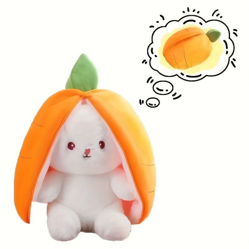 Soft Pink/Yellow Fruit-Themed Rabbit Plush Toy Set - Adorable, Perfect for All Ages & Ideal Birthday Gift