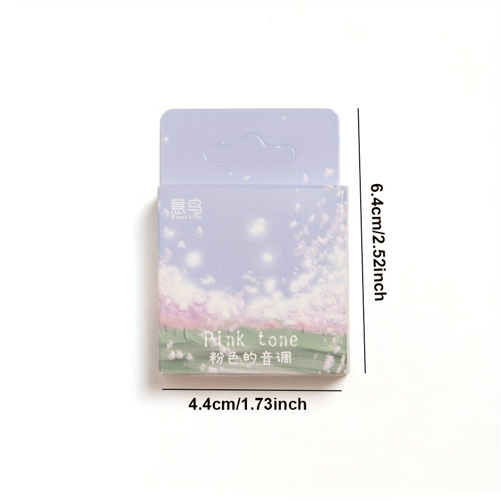 46 Sheets Oil Painting Stickers - Beautiful Scenery Scrapbook Decorative Stickers, Self-Adhesive Square Paper Stickers for DIY Scrapbooking, Bullet Journaling, Junk Journal Crafts, and Photo Album Decor, Diary Decoration | Pa