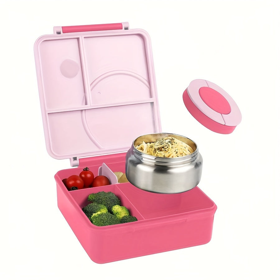 8Oz Insulated Leak-Proof Lunch Box with 4 Compartments