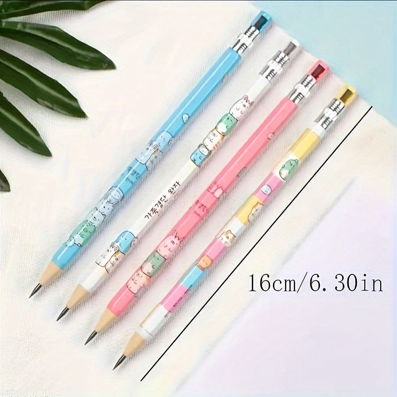 Ergonomic Mechanical Pencils+4/ 8Boxes refills