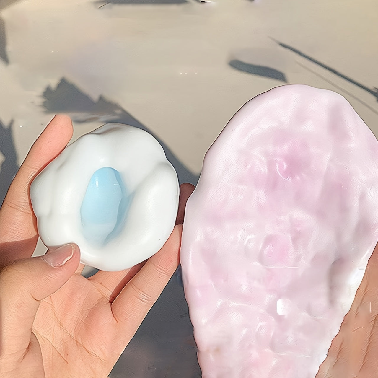 Squishy Fluid Ice Skin Jelly Ball Toy - Soft, Slow-Rolling | Perfect for Christmas, Parties - Vibrant Mixed Colors, Ideal Stocking Stuffer