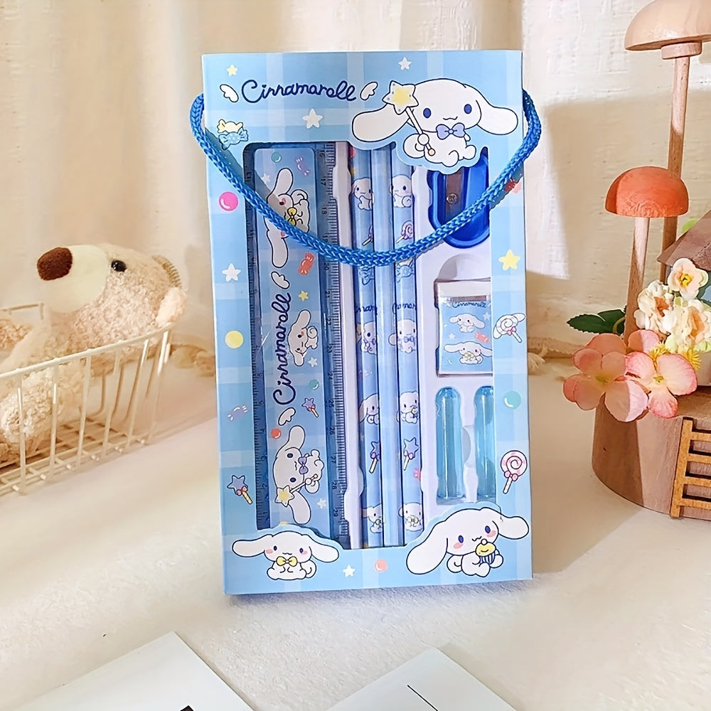 Hellokitty Melody Kuromi Cinnamoroll School Supplies Pencil Eraser Ruler | Christmas Gifts