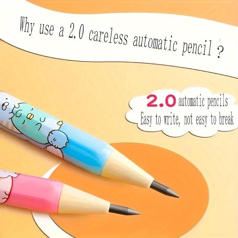 Ergonomic Mechanical Pencils+4/ 8Boxes refills