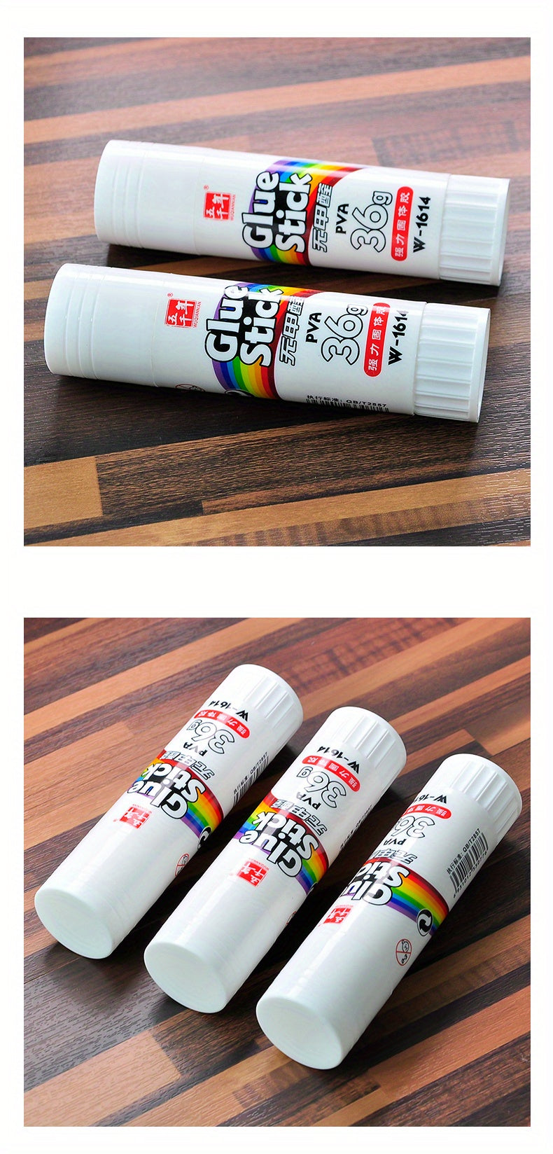 36g Strong Adhesive Glue Stick for Students - Quick-Dry, Non-Toxic, Durable Rubber Glue Stick for Crafts, Office & School Projects - Ideal for Back to School, Office Supplies, Craft Projects, Glue Stick for Crafts, School Pro