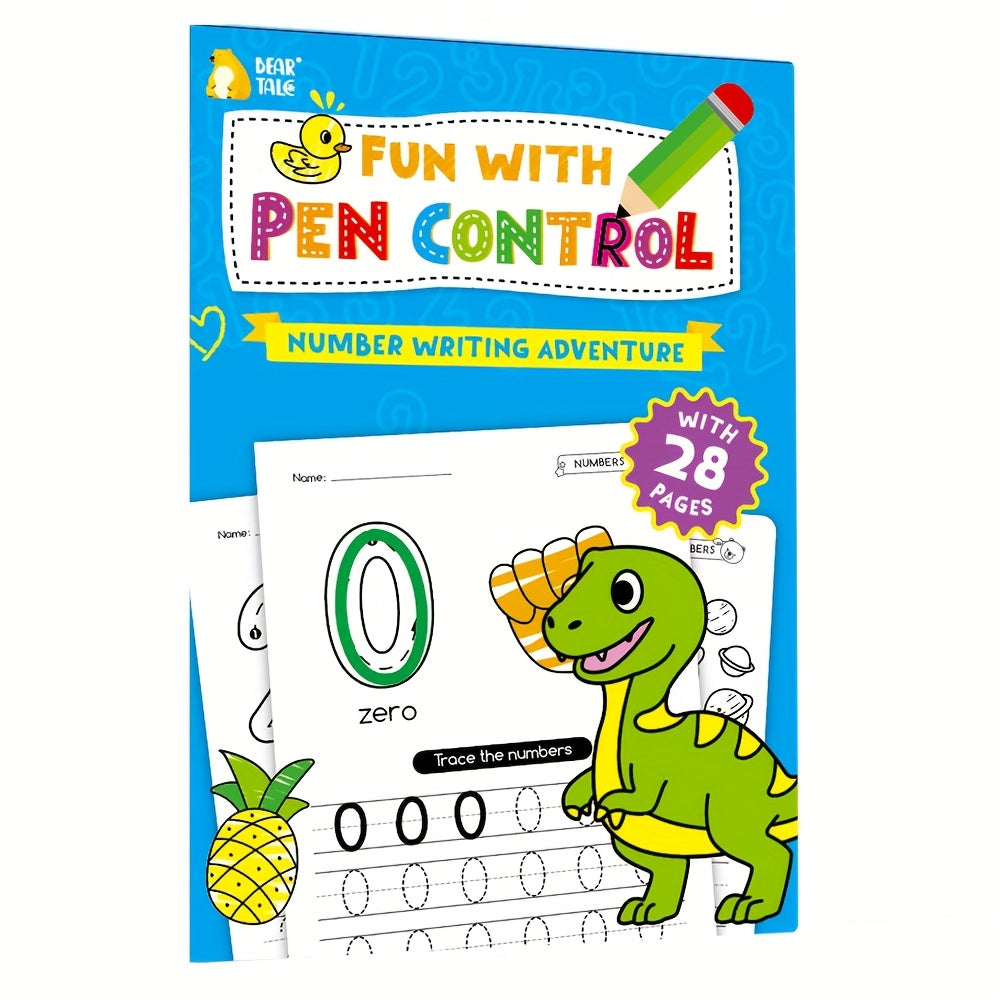 28-page childrens math workbooks for preschoolers