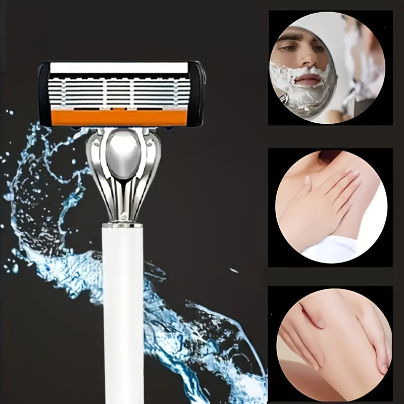 Two Handles + 60 Quality Progressive Blade Attachments for Facial Cleansing Tools.