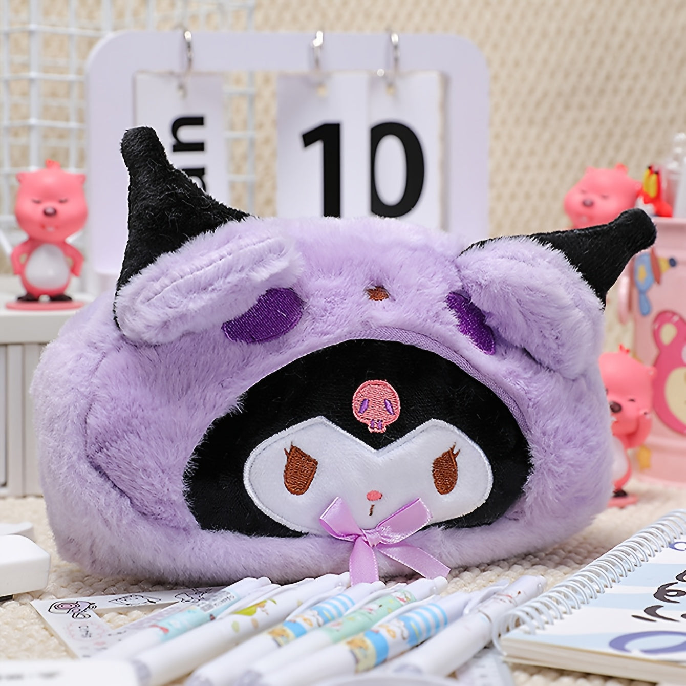 Sanrio Flannel Cartoon Dog Pen Case