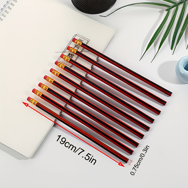 50pcs HB Pencils with Erasers Suitable for Writing, Student Drawing, Sketching and Painting, School Office and Art Supplies