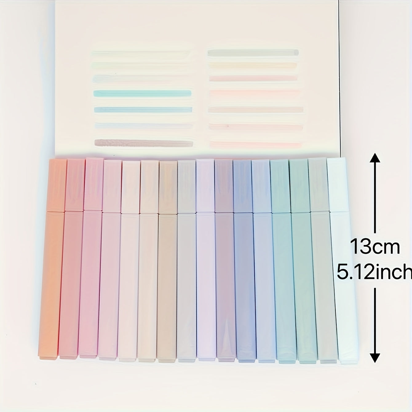 12pcs Pastel Highlighter Set - Non-bleeding, Fringe-Free, Perfect for Journals, School & Office Supplies - Ideal Easter Gift, School Supplies|Pastel Colors|Smudgeproof Ink