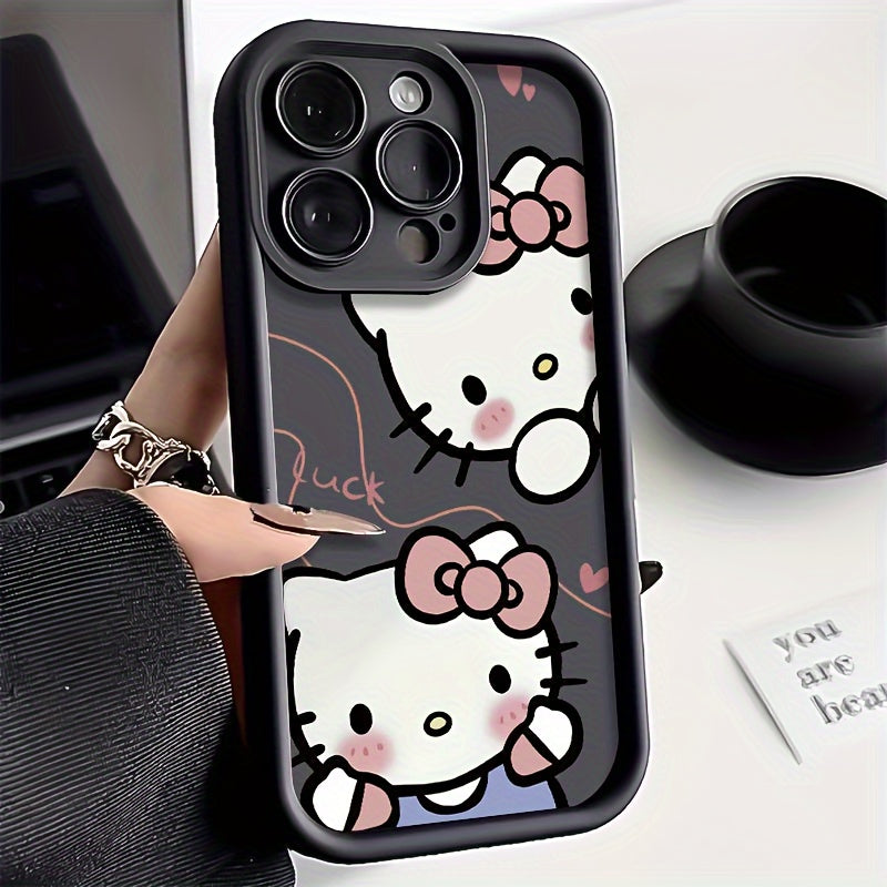 Sanrio Has Authorized Hello Kitty Cartoon Phone Cases Compatible with Iphone 16/15/14/13/12/11/XS/XR/X/78 Plus Pro Max TPU Cases.