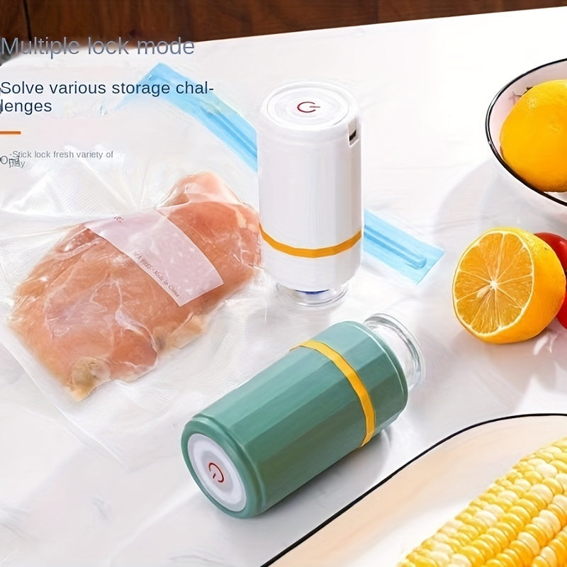 Portable Handheld Electric Vacuum Sealing Machine, USB Charging, Automatic Operation, Fresh And Storage