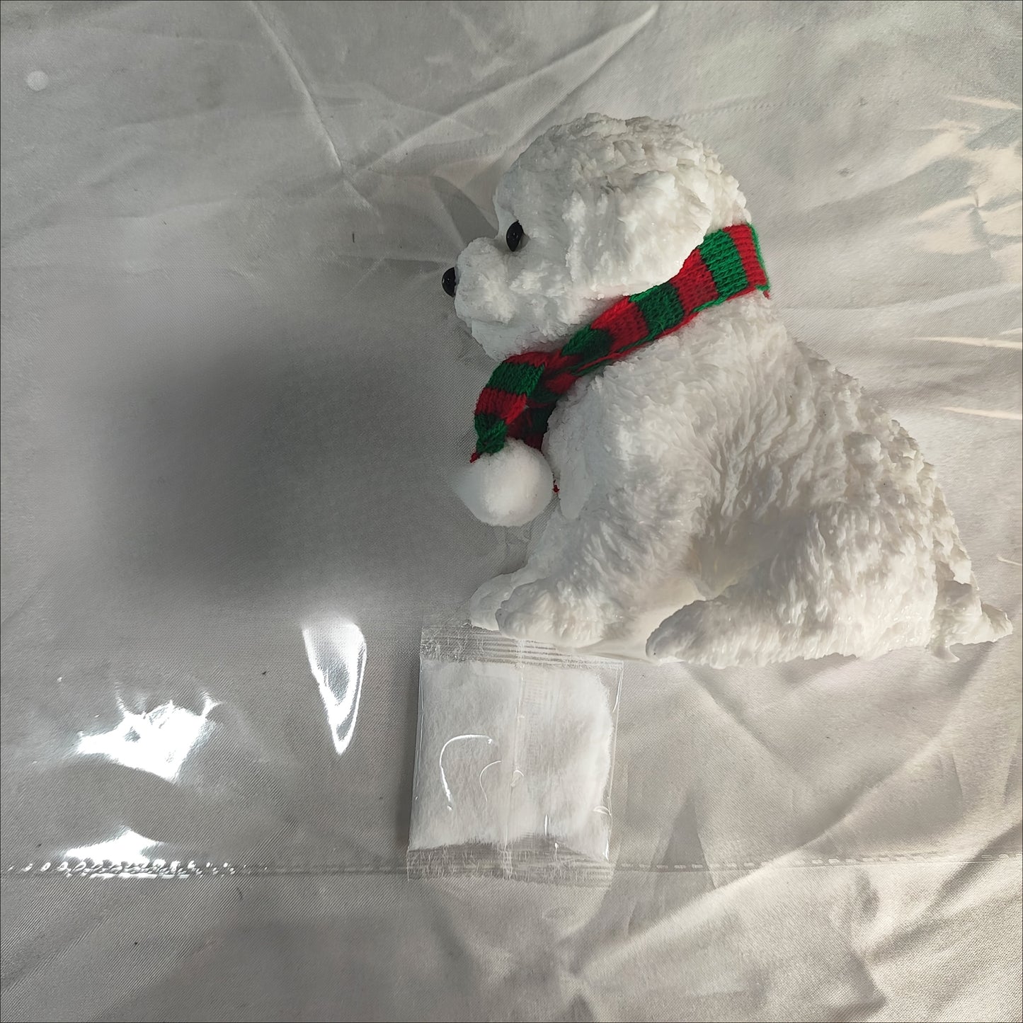 This White Teddy Bear Has a Fun and Stress-Relieving Squeeze, Made of Soft Silicone! This Is What a Puppy Does When They Are Not Awake! They Do This to Get Back Somebody'S Food, Because They Are Full!