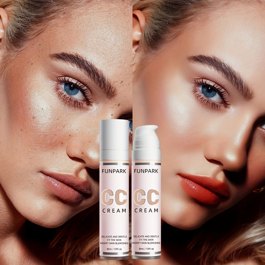 CC Cream, Cover freckles and wrinkles, Create flawless Light Beige, Light texture.