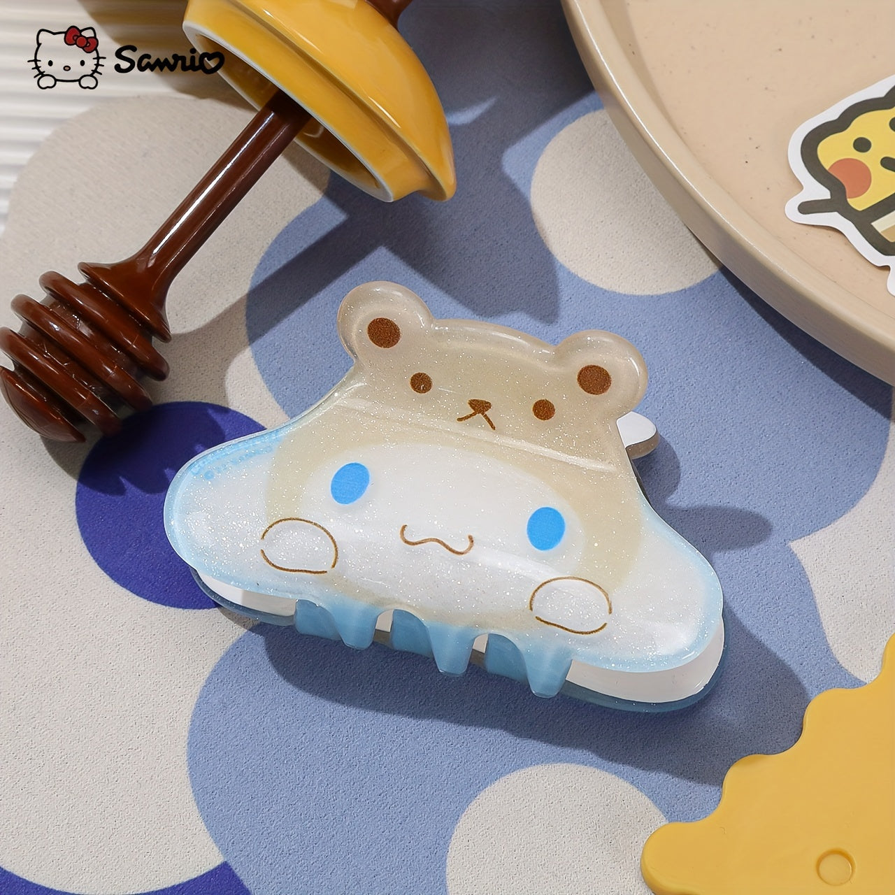 6pcs Sanrio's Hello Kitty and Friends 3D Hair Clip - Cute Cat, Dark Beauty, Melody Design - Acrylic Hair Clip Suitable for Birthday Gifts, Family, Friends, and Classmates, Cute Hair Accessories