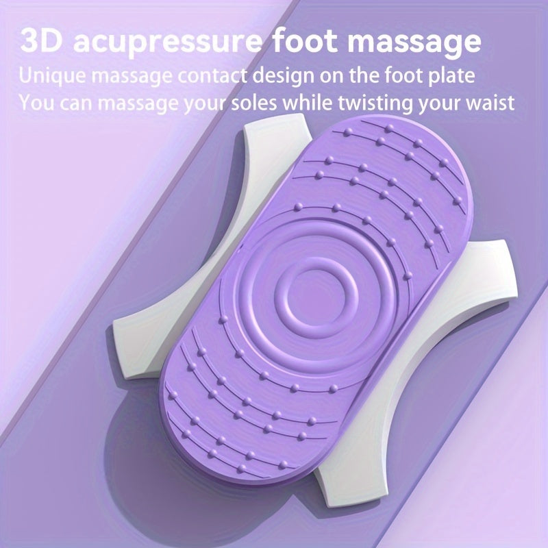 High-Intensity Waist Slimming Machine - A Pair of Split Twisting Discs, Easy and Silent Exercise at Home for Weight Loss and Muscle Shaping