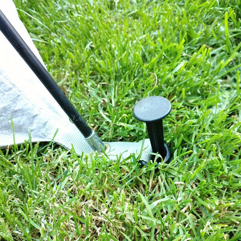30pcs Durable Plastic Garden Stakes for Securing Sunshade Netting, Weed Barrier Fabric, and Lawn Covers – Ideal for Orchards, Farms, and Greenhouses, Farmland Accessories | Pointed End Stakes | Durable Plastic Stakes, Garde