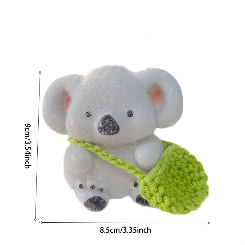 1/2/3/4pcs Cute Koala Squeeze Toy with Slow Rebound, Ideal for Birthday And School Party Gifts (Random Color Backpack)