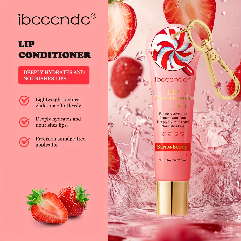 Bad Girl Lip Combo, Includes 2 Lip Oils, Strawberry Flavour, Tinted Lip Oil, Moisturizing And Nourishing, Winter Lip Care,