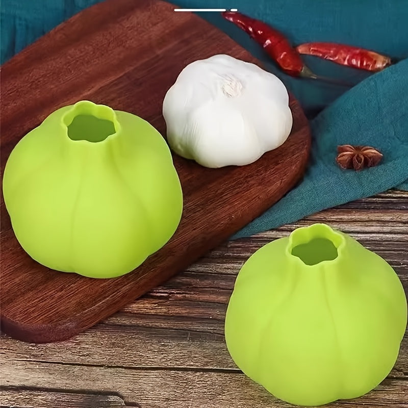 1/3pcs Silicone Garlic Peeler, Suitable for Kitchen Food Garlic Skinning Tool, Easy Convenient Quick Peel and Easy-to-Clean Kitchen Gadget