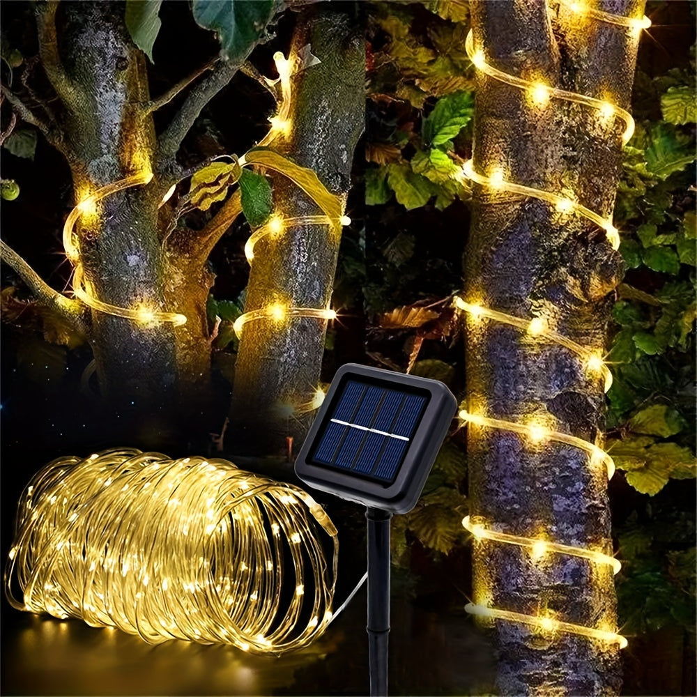 1pc Solar Tube String Light 8 Kinds Of Outdoor for Garden Decorative Lights, Weddings, Parties, Christmas Trees, Christmas,Thanksgiving,Halloween Holiday Decorative Lighting