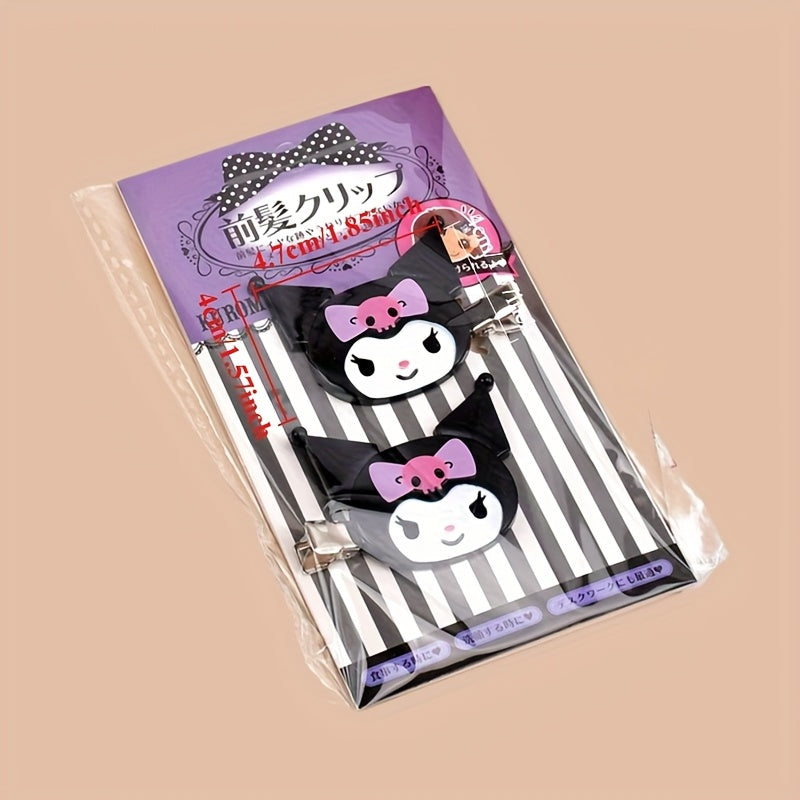KT Cat Hairpin Bangs Side Clip Melody Cinnamon Dog Traceless Hairpin with Drill Hairpin
