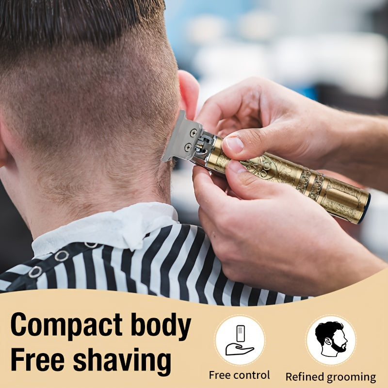 Hair Clippers Beard Trimmer for Men, Electric Cordless Clippers with LCD Screen.