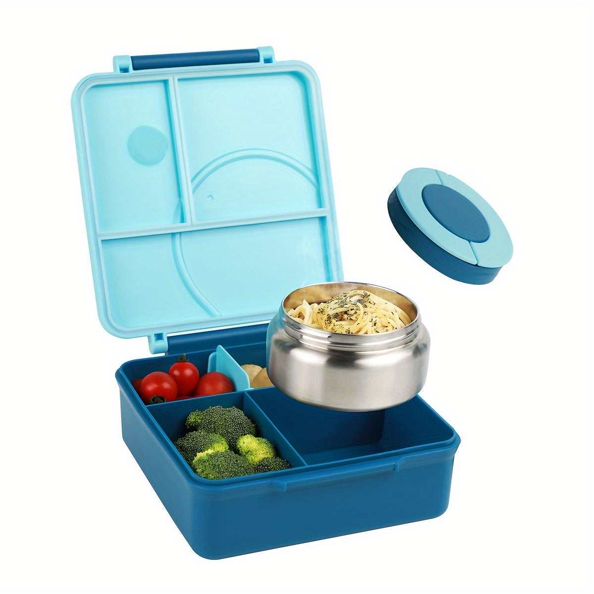 8Oz Insulated Leak-Proof Lunch Box with 4 Compartments