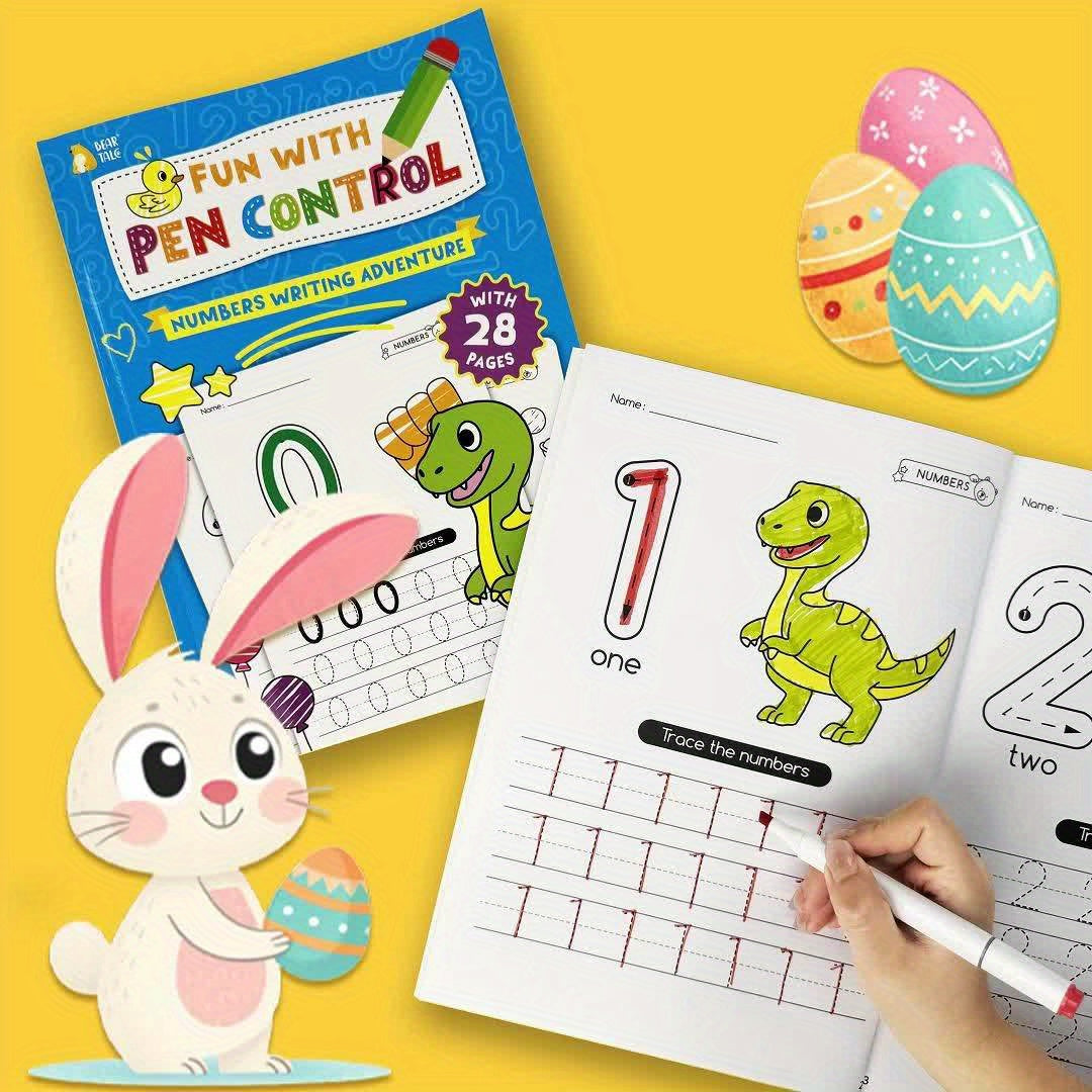 28-page childrens math workbooks for preschoolers