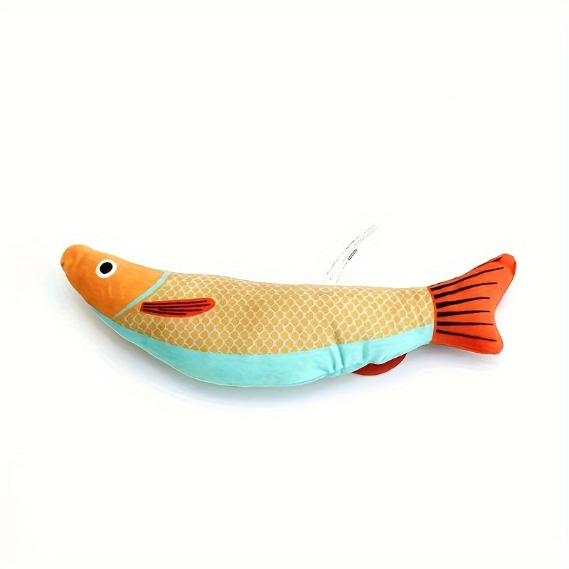 Crinkle Cat Fish Toy, Interactive Kicker, 1/2pcs Set