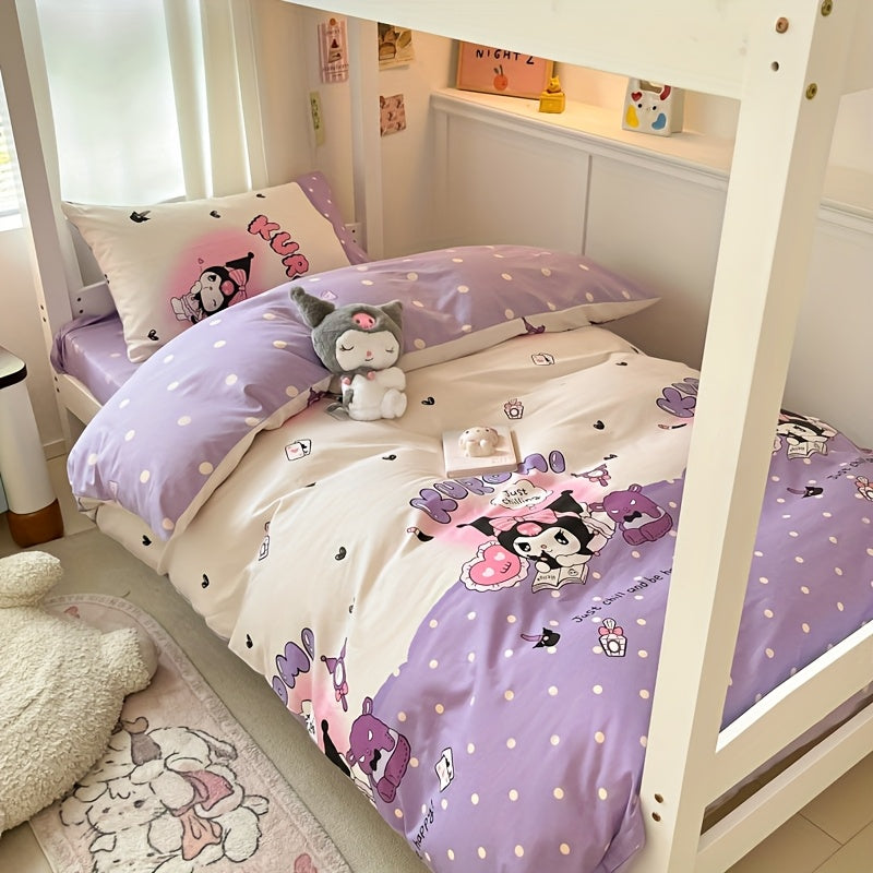 Sanrio 4pcs Bedding Set – Cute, Soft, Comfortable, Durable