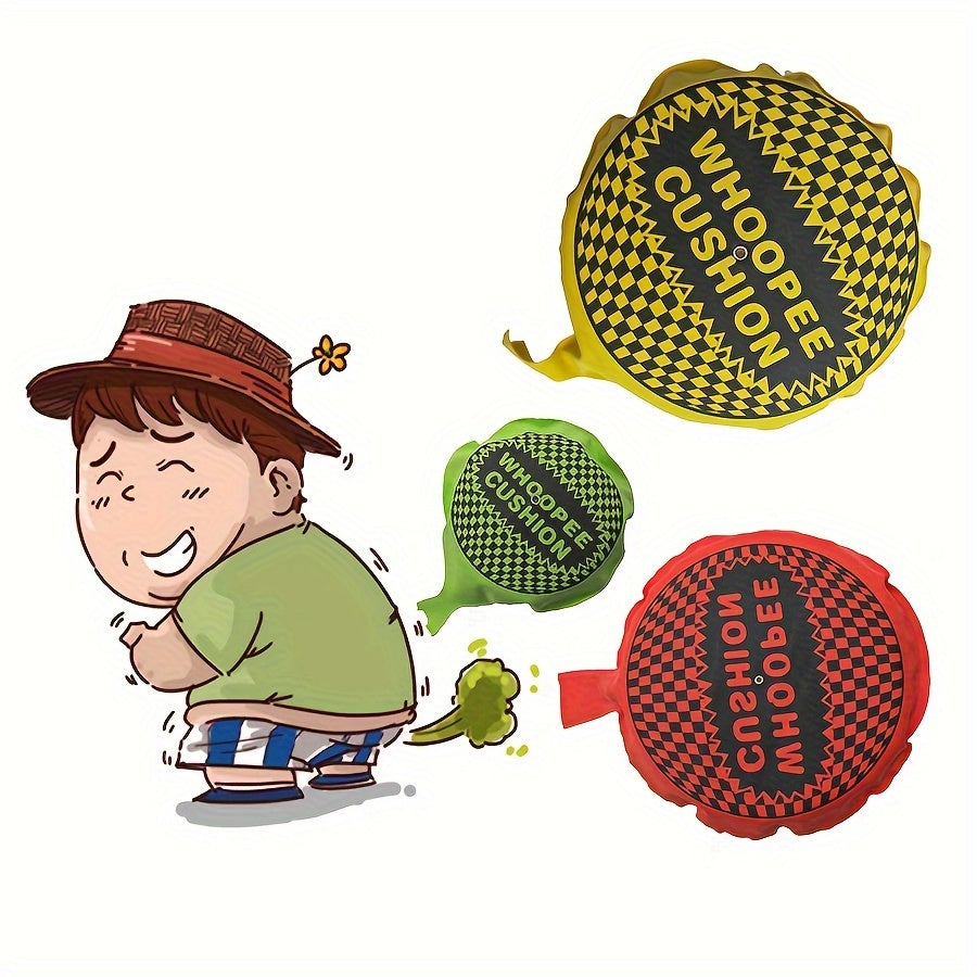 1/3pcs 3size Trickery Fart Cushion for Create Party Atmosphere Funny Practical Joke Prank Prop Whoopee Pad Pillow April Fool's Day Party Birthday Gift ZSY