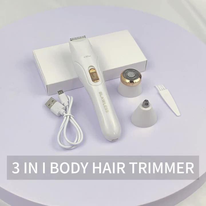3-in-1 Women's Hair Removal Kit – Rechargeable, Multifunctional