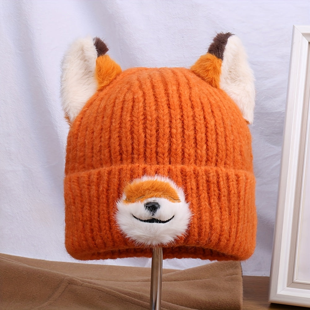 Cute Fox Ears Beanie Hat