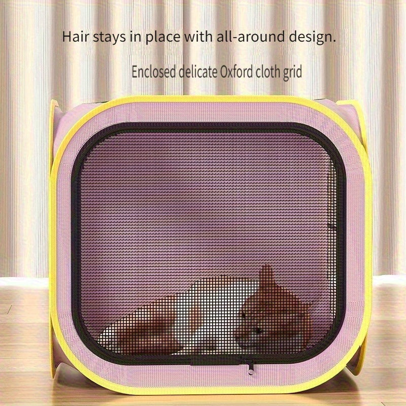 1pc Pet Drying Box Cat Bathing Blow Dry Artifact Small Dog Special Hair Drying Bag Home Water Blow Dryer Pet Bag Drying Bathing Hair Drying Tent Cat Box Blowable Foldabl