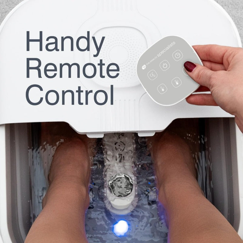 Foldable Foot Spa Bath with 500W Heater & Soothing Hydro Jets – Portable Relaxation for Tired Feet, Adjustable Heat Settings, Compact Design for Home Use, Relaxation Foot Bath | Foldable Spa Tub | Userfriendly Controls