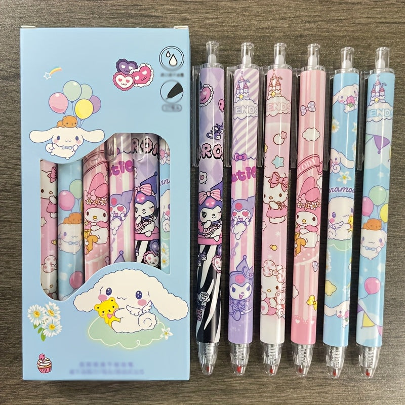 Sanrio 6pcs/box Gel Pen