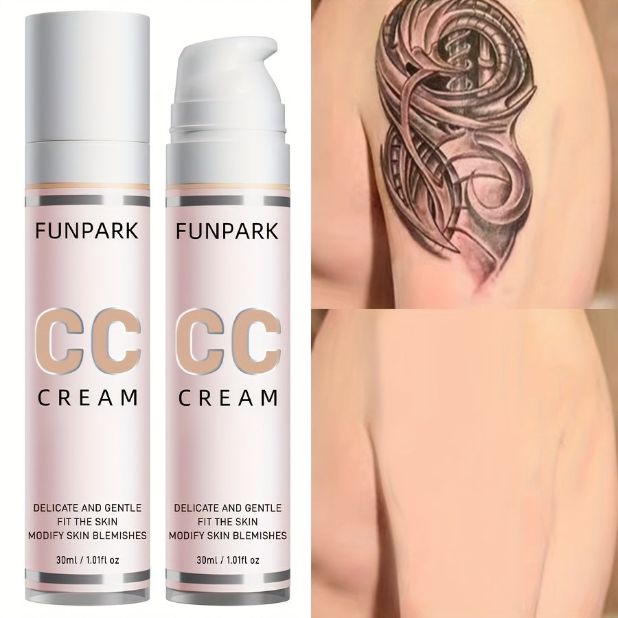CC Cream, Cover freckles and wrinkles, Create flawless Light Beige, Light texture.