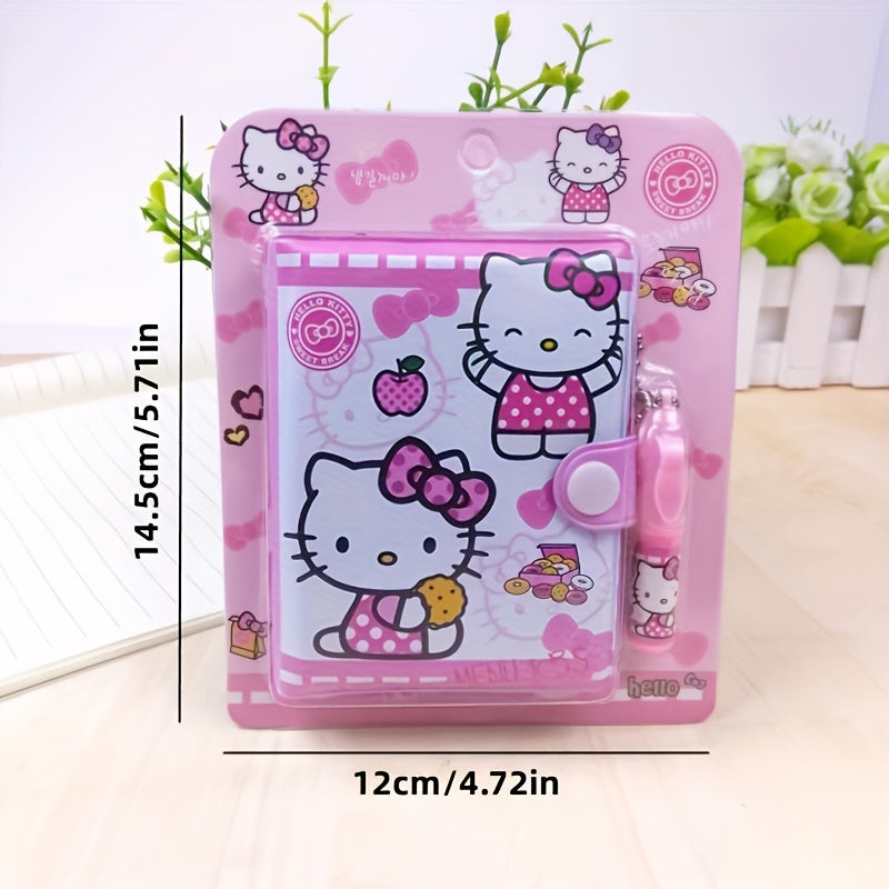 Sanrio Hello Kitty Girls Stationery Set with Pink & Pastel Colors - Cute Birthday Party, Heart Cutouts, Hello Kitty Notebook, Pencil Case, Ruler, Sharpener, Eraser - Birthday/Back-to-School/Christmas/Halloween Gift Box for Gi