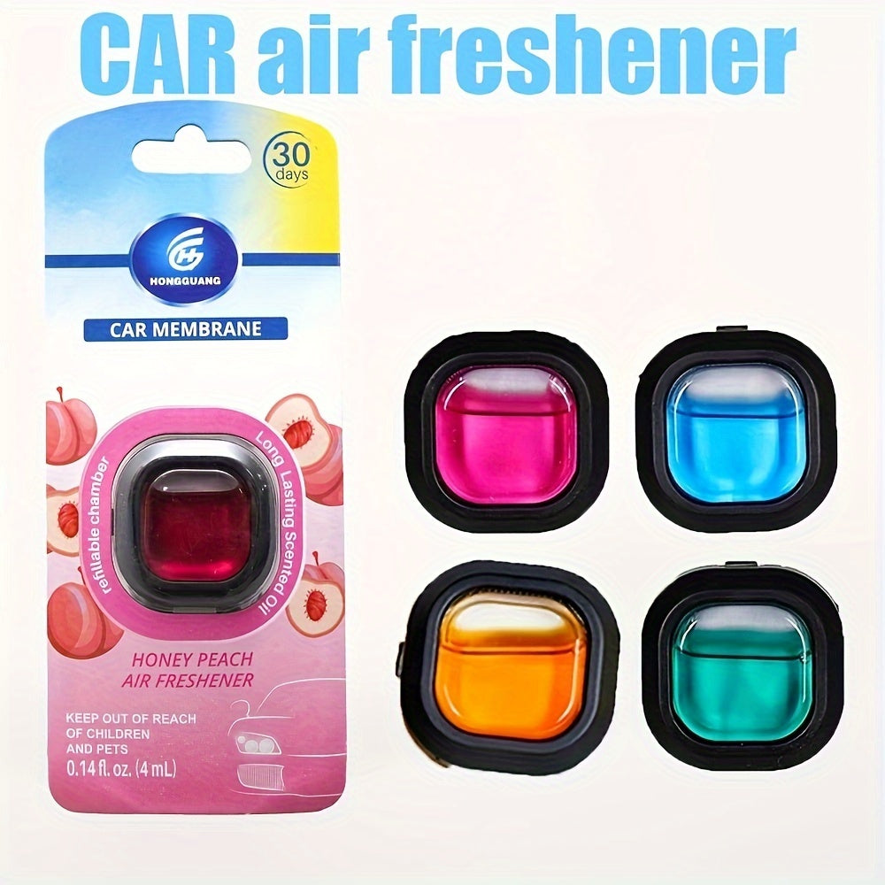 30-Day Long-Lasting Vent Clip Car Air Freshener - Effective Odor Eliminator with Essential Oil Scent, Non-Toxic Fragrance Source, Compact 0.14 oz Size, Easy to Use, and Fresh Car Smell Guaranteed