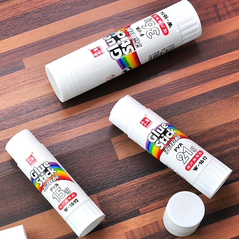 36g Strong Adhesive Glue Stick for Students - Quick-Dry, Non-Toxic, Durable Rubber Glue Stick for Crafts, Office & School Projects - Ideal for Back to School, Office Supplies, Craft Projects, Glue Stick for Crafts, School Pro
