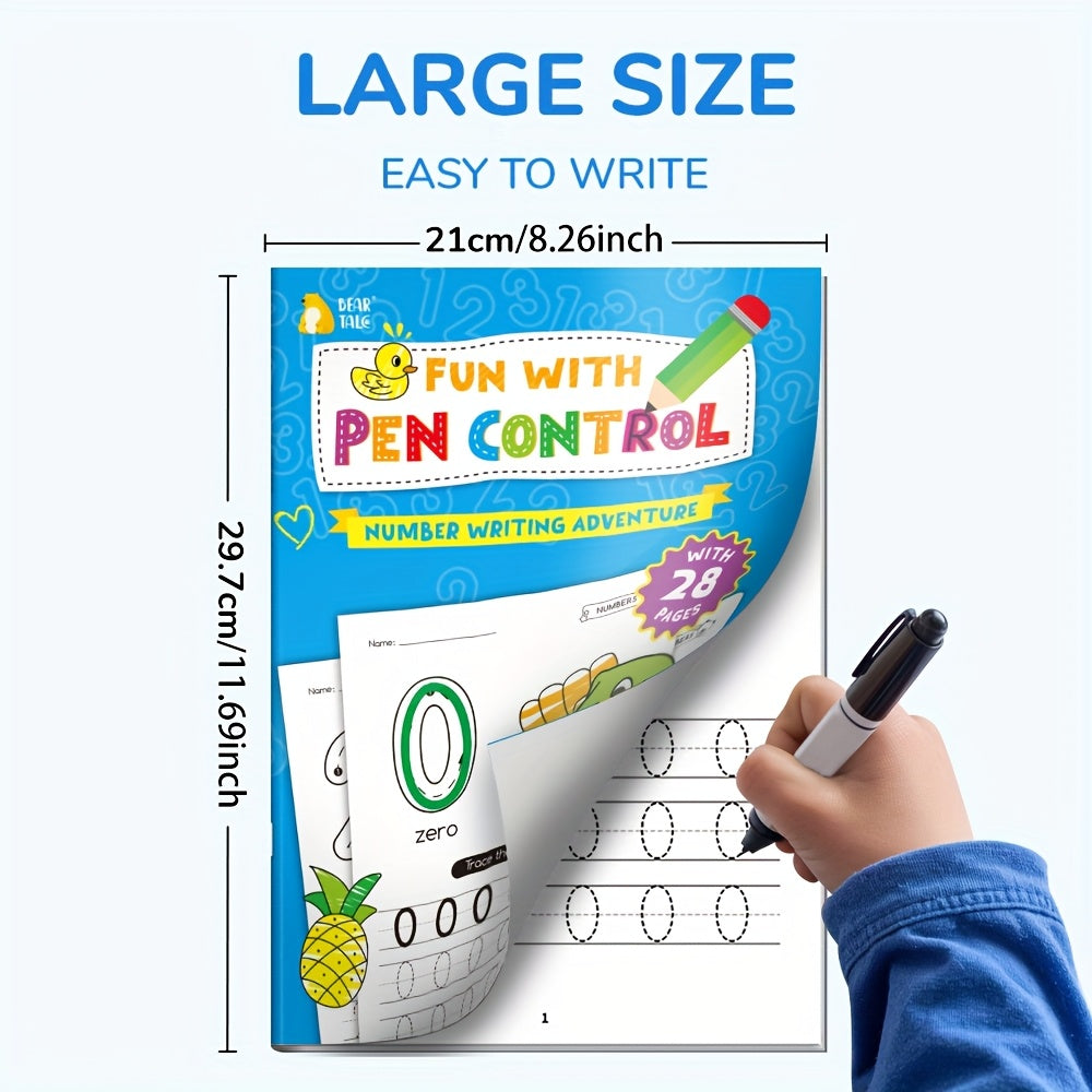 28-page childrens math workbooks for preschoolers